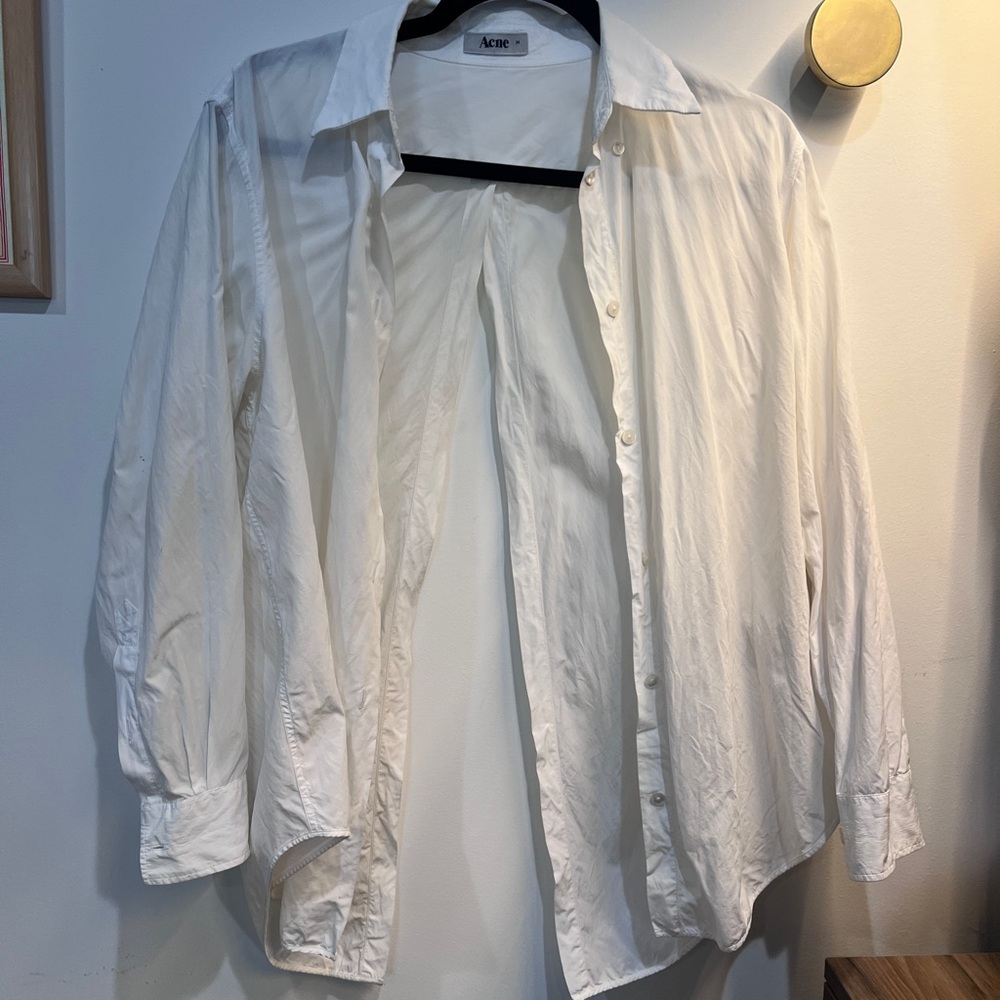 Acne Classic White Shirt